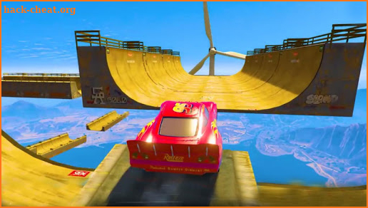 Superheroes Impossible Car Stunt Racing Games screenshot