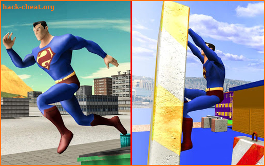 Superheroes Parkour simulator 3D screenshot