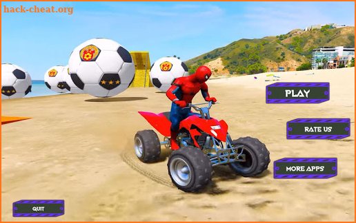 Superheroes Pro ATV Quad Racing screenshot
