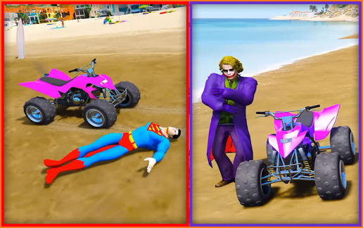 Superheroes Pro ATV Quad Racing screenshot