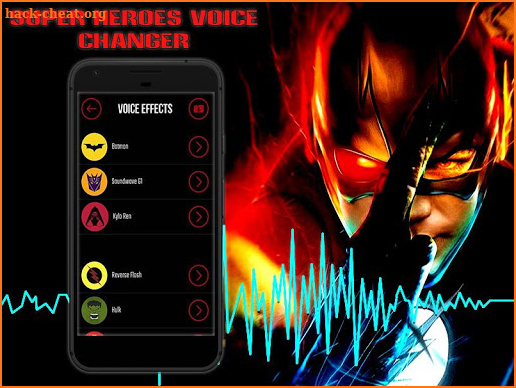 SuperHeroes Voice Changer screenshot