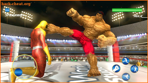Superheroes Wrestling : Tag Team Ring Fighting screenshot