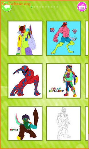 Superheros Coloring screenshot