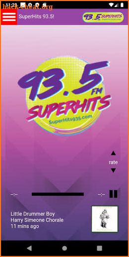 SuperHits 93.5 screenshot