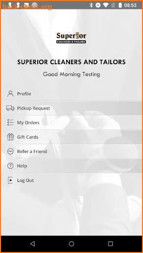 Superior Cleaners & Tailors screenshot