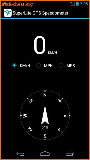 SuperLite GPS Speedometer screenshot