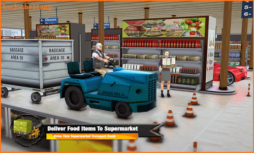Supermarket Cargo Transport Truck Driving Sim 2019 screenshot