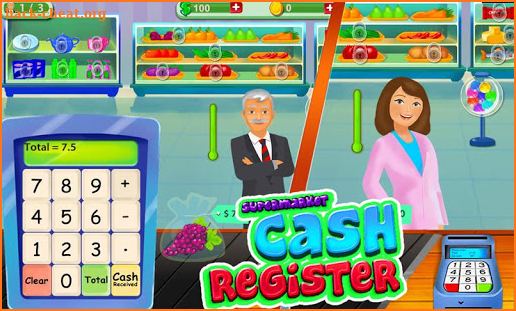 Supermarket Cash Register Sim: Girls Cashier Games screenshot