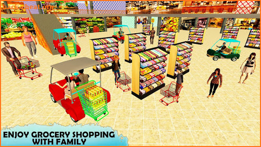 Supermarket Easy Shopping Cart Driving Games screenshot
