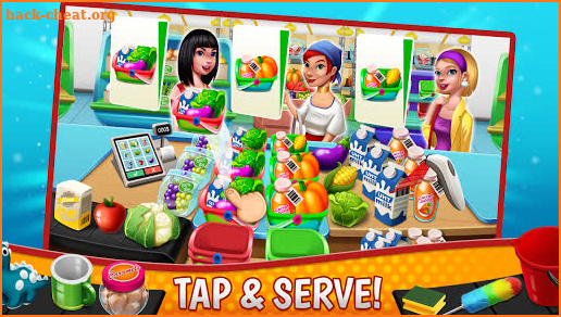 SuperMarket Fever - Girl Shopping & Cooking Food screenshot