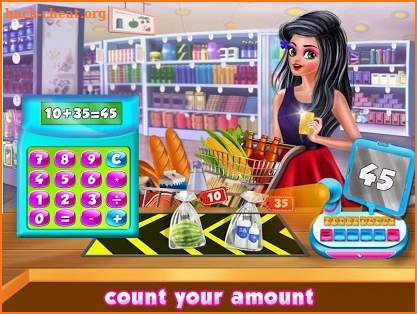 Supermarket Grocery Shopping Cashier Cash Register screenshot