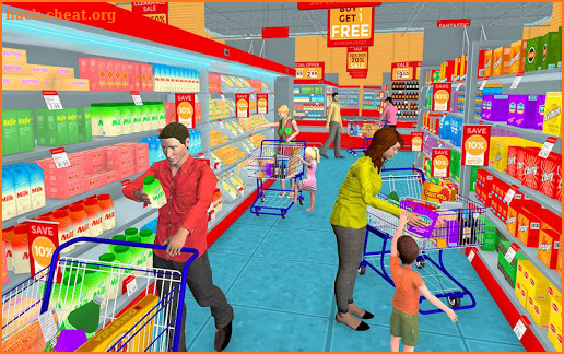 Supermarket Grocery Shopping Mall Family Game screenshot