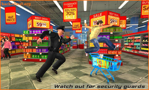 Supermarket Robbery Crime City: FPS Shooting Games screenshot