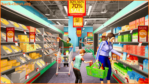 Supermarket Shopping Games - Mall Girl Cashier 3D screenshot