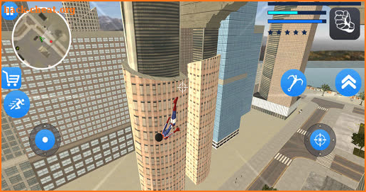 SuperMeen Stickman Rope Hero - Super Simulator Man screenshot