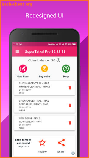 SuperTatkal Pro - IRCTC Tatkal Train Ticket screenshot