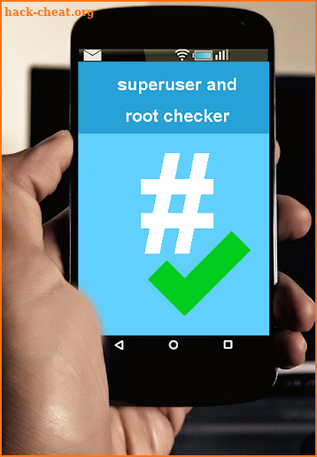 Superuser and Root checker screenshot