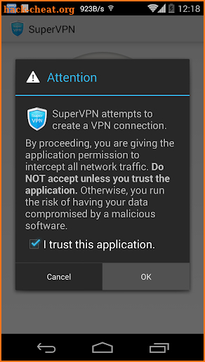 SuperVPN Free VPN Client screenshot