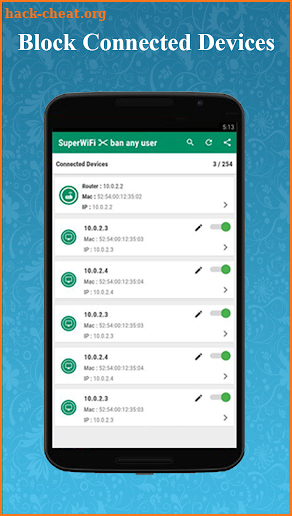 SuperWifi Wifi signal booster Speed Test & Manager screenshot