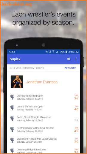 Suplex - Wrestling Journal screenshot