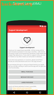 Support Development screenshot