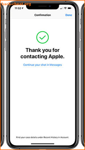Support for Apple Advice screenshot