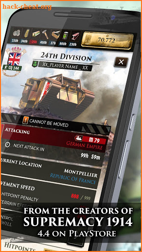 Supremacy 1: The Great War Strategy Game screenshot