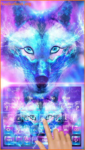 Supreme Sparkling Wolf Keyboard screenshot