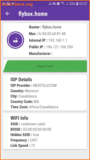 SuprWifi Wifi analyzer & Network analyzer screenshot