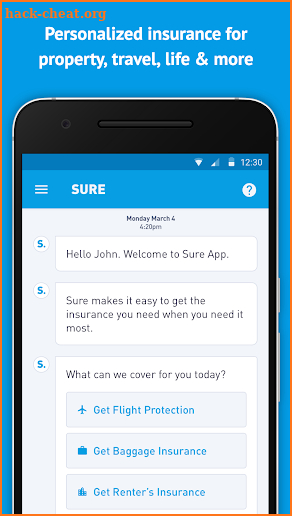 Sure - Buy, Manage, and Quote Your Insurance screenshot