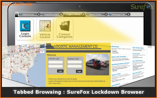 SureFox Kiosk Browser Lockdown screenshot