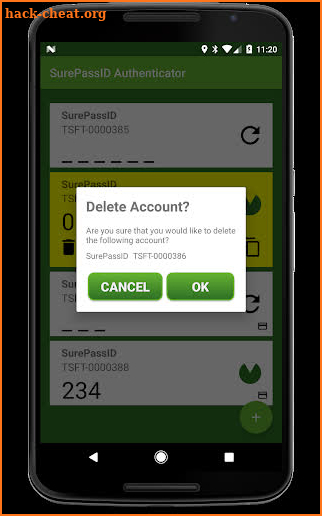 SurePassID Authenticator screenshot