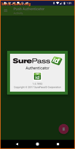 SurePassID Push Authenticator screenshot