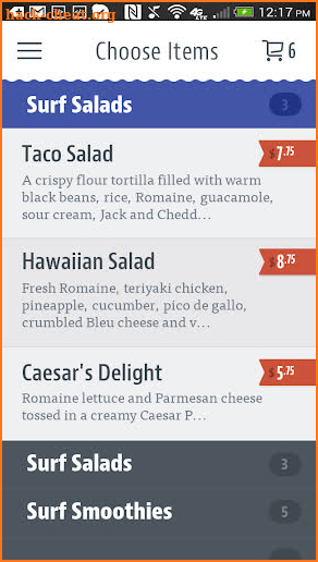 Surf Taco Coastal Cuisine screenshot
