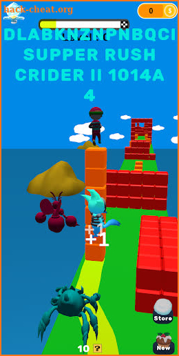 Surfer Boy On Cube 3D screenshot
