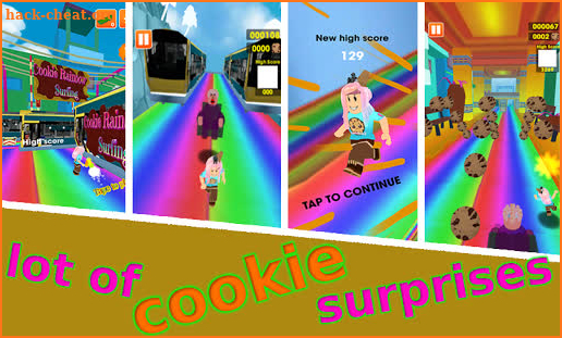Surffing Cookie into Rainbows : Grandma Swirl screenshot