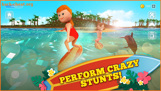 Surfing Craft: Crafting, Stunts & Surf Games World screenshot