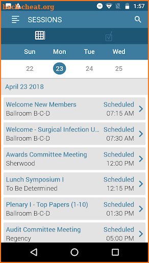 Surgical Infection Society screenshot