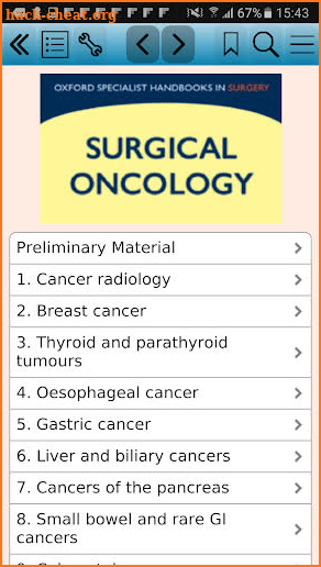 Surgical Oncology screenshot