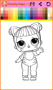 Surprise Lol Dolls Coloring Book screenshot