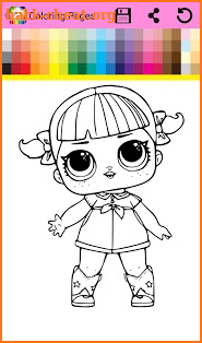 Surprise Lol Dolls Coloring Book screenshot