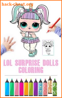 Surprise Lol Dolls Coloring Pages screenshot