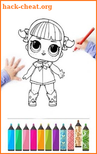 Surprise Lol Dolls Coloring Pages screenshot