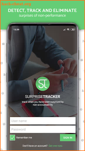 Surprise Tracker screenshot