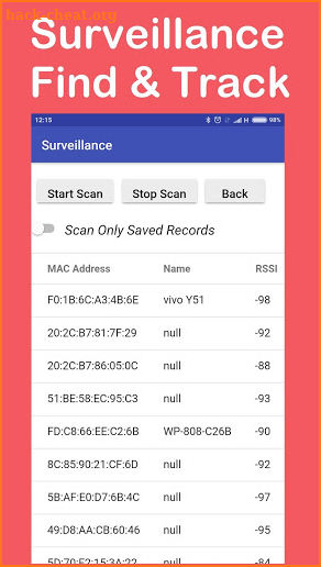 Surveillance - Find & Track Bluetooth WiFi Devices screenshot