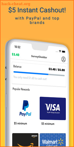 SurveyCheddar: Surveys for Cash screenshot