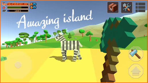 Survival Cube Island PRO screenshot
