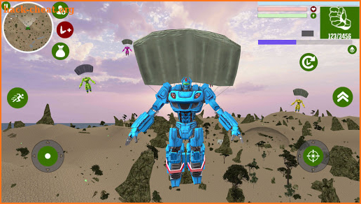Survival Robot Transform Free Fire Battlegrounds screenshot