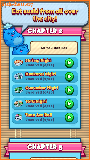 Sushi Cat: Word Search Game screenshot