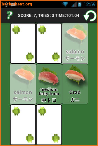 Sushi Concentration screenshot